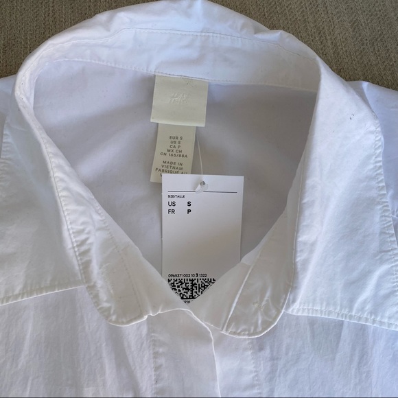 H&M Dresses Oversized White Shirt Dress Poshmark